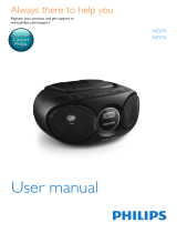 Philips AZ215V/12 User manual