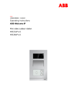 ABB Video outdoor station H8131xPx-A_H8136xPx-A User manual