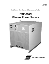 ESAB ESP-600C Plasma Power Source User manual
