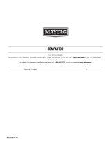 Maytag MTUC7000AWS User manual