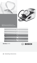 Bosch TDS4571GB Ultimate Power Steam Generator User manual