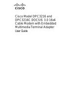 Cisco DPC3216 User manual