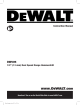 DeWalt DW505 User manual