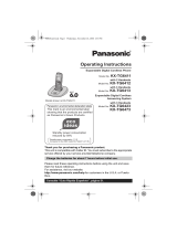 Panasonic KXTG6473 Operating instructions