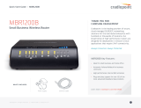 Cradlepoint MBR1200B Quick start guide