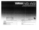 Yamaha NS-W2 Owner's manual