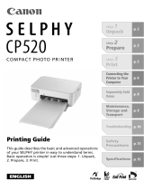 Canon SELPHY CP520 User manual