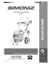 Simoniz 039-8055-2 (UG01) 2700 PSI 2018 User manual