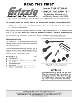 Grizzly T25926 Owner's manual
