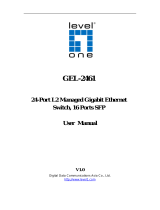 LevelOne GEL-2461 User manual