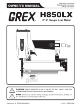 Grex H850LX User guide