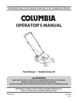 Columbia Series A4 User manual