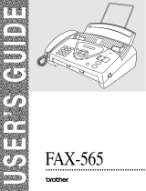 Brother FAX-565 User guide