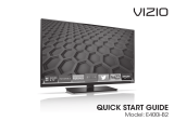 Vizio E320fi-B2 Quick start guide