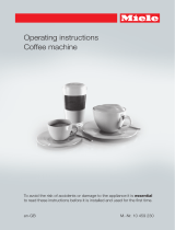 Miele CM7300 Operating Instructions Manual