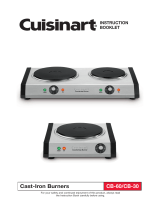 Cuisinart CB-60 User manual