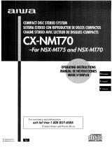 Aiwa NSX-MT75 Owner's manual