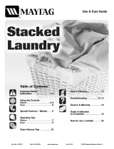 Maytag Stacked Laundry User manual