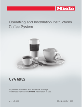 Miele CVA 6805 Operating instructions