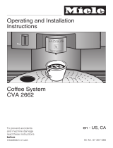 Miele CVA 2662 Operating instructions