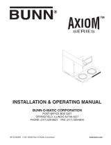 Bunn Axiom Series User manual
