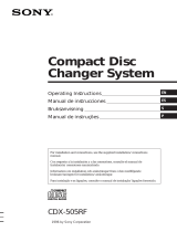 Sony CDX-505RF User manual