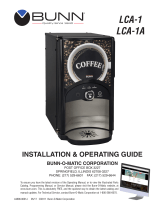 Bunn LCA-1 LP Low Profile  Installation guide