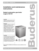 Buderus Logano GA124 Installation And Maintenance Instructions Manual