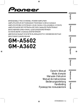 Pioneer GM-A3602 User manual