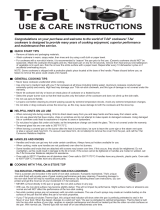T-Fal Cookware Use & Care Instructions