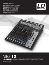 LD Systems VIBZ 12 DC Owner's manual