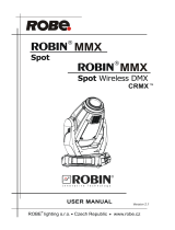 Robe Robin Spot Wireless DMX CRMX User manual