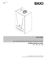 Baxi EcoBlue Advance Combi 33 User manual