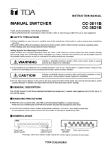 TOA CC-3021B User manual