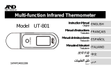 A-D Medical A&D Medical UT-801 Infrared Thermometer Owner's manual