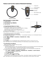 Motorola H500 Features And Functions Manual