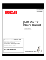RCA LED24A45RQ User manual