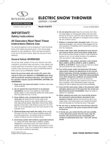 Snow Joe SJ627E-CVR User manual