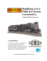 MTH RailKing 4-6-2 PRR K4 Steam Locomotive Operating instructions