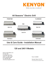 Kenyon All Seasons Portable B70082 User manual