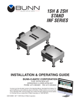 Bunn 1SH Stand, 120V INF SERIES Installation guide