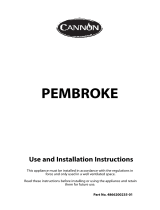 Cannon PEMBROKE 10695G User manual