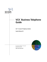 3com VCX User manual