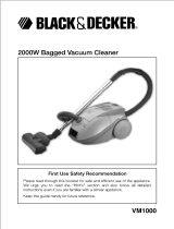 Black & Decker VM1000 User manual