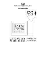 La Crosse TechnologyRadio Controlled Projection Alarm WT-5110