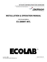 Ecolab ES-2000HT INTL Installation & Operation Manual