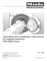 Miele Professional 51608065USA Owner's manual