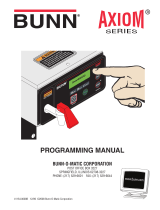 Bunn AXIOM User manual