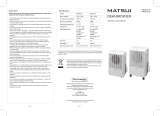 Matsui MDEHU10 User manual