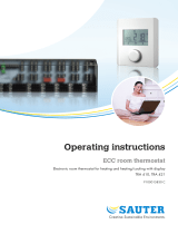 sauter TRA 421 Operating Instructions Manual